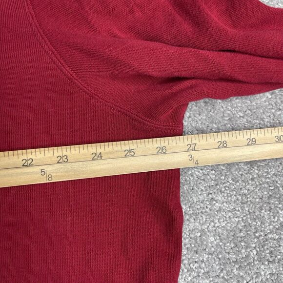 Polo Ralph Lauren Sweater Men’s XXL Red Estate Rib 1/4 Zip Mock Neck Knit - Picture 7 of 9